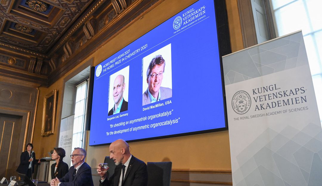 Premiación del Nobel de Química 2021. Premiación del Nobel de Química 2021.