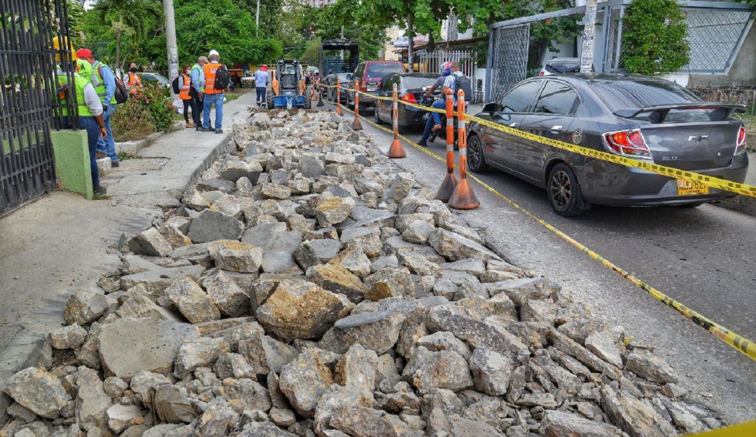 Esta semana también arrancaron los trabajos en la calle San Juan de Dios y carrera segunda del Centro Histórico Esta semana también arrancaron los trabajos en la calle San Juan de Dios y carrera segunda del Centro Histórico