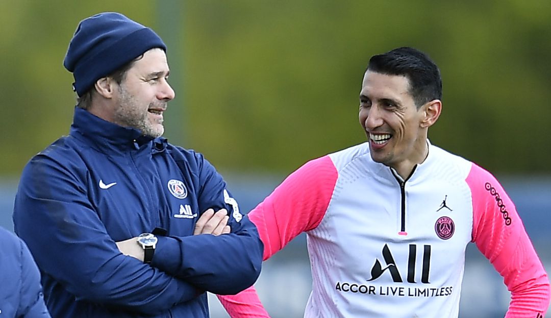 Pochettino y Di María Pochettino y Di María