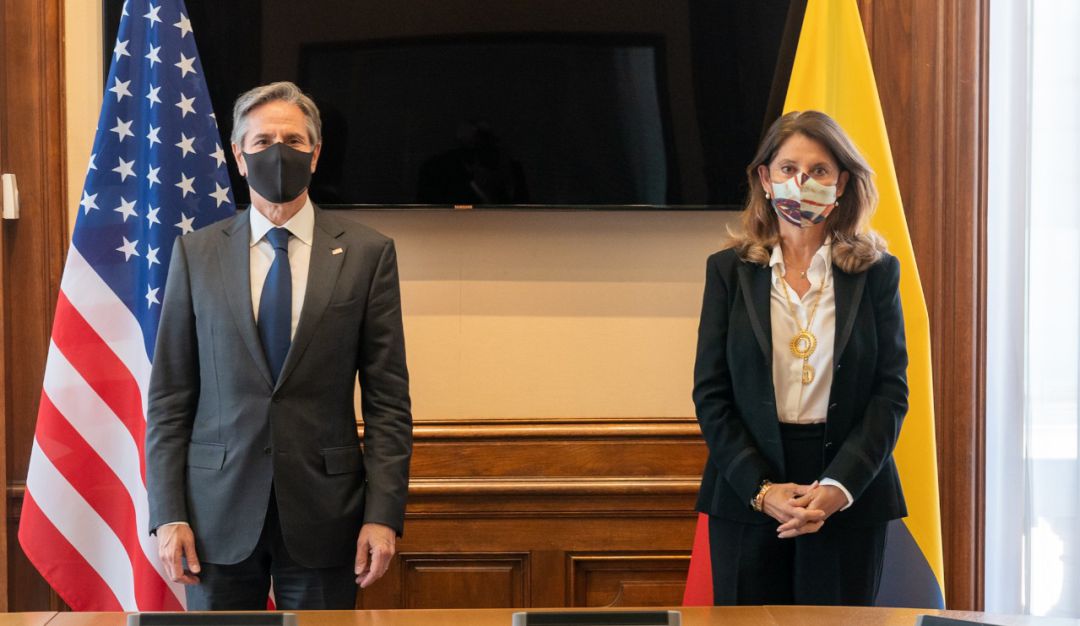 Anthony Blinken y Marta Lucia Ramirez. Anthony Blinken y Marta Lucia Ramirez.