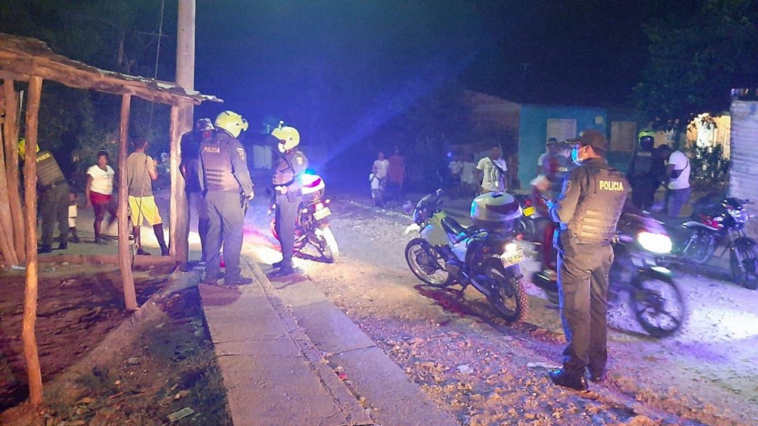 Nueve capturas y 47 riñas atendidas por la Policía en municipios de Bolívar