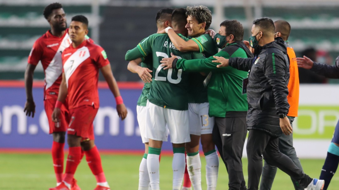 Bolivia con 10 sorprende a Perú y le da un respiro a Colombia y Paraguay