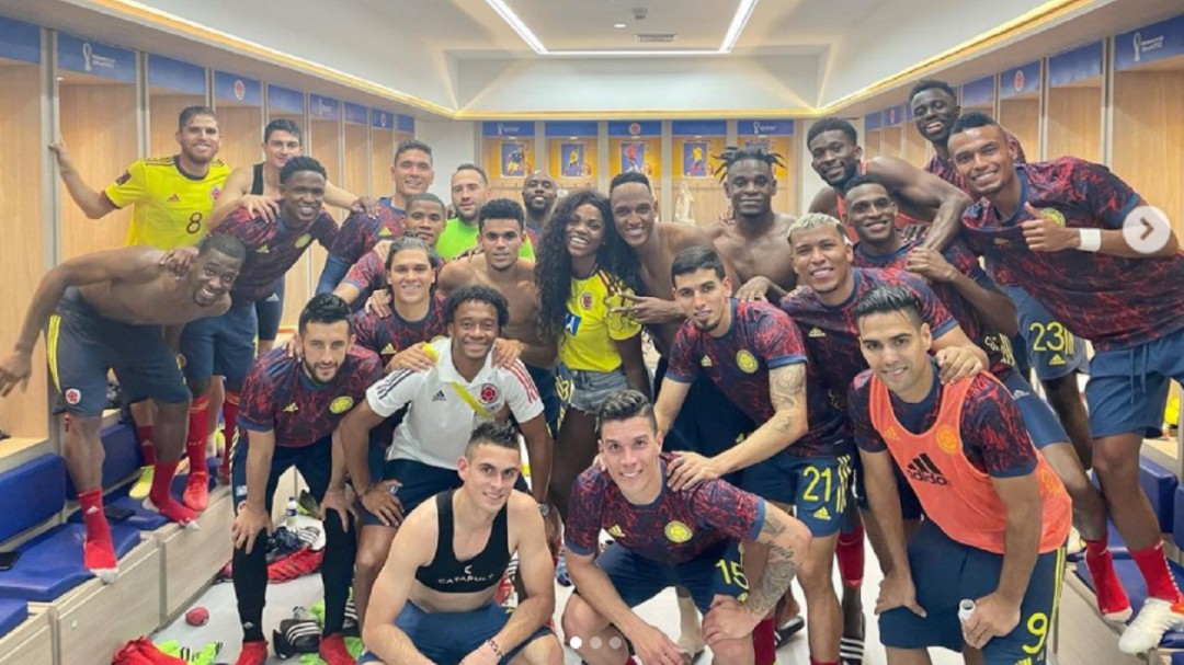 La invitada de lujo con la que Colombia celebró el empate ante Brasil