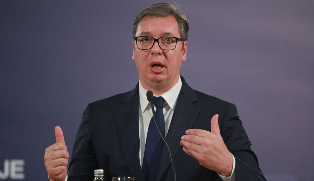 El presidente de Serbia, Aleksandar Vucic. El presidente de Serbia, Aleksandar Vucic.