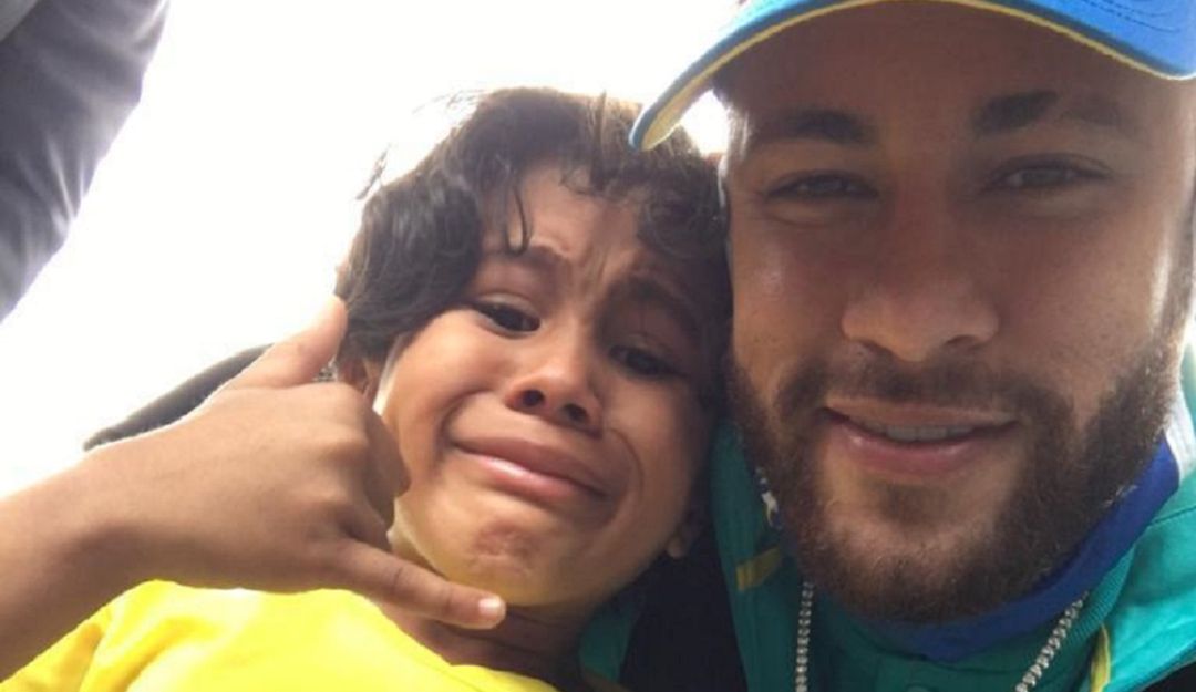 Noymar Herrera junto a Neymar Jr. Noymar Herrera junto a Neymar Jr.