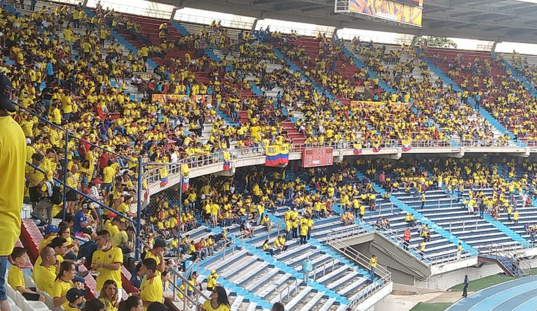 Estadio Metropolitano durante partido de Colombia-Brasil Estadio Metropolitano durante partido de Colombia-Brasil