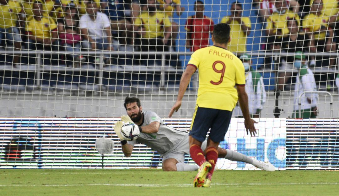 Falcao García en Colombia 0 - 0 Brasil por Eliminatorias en 2021 Falcao García en Colombia 0 - 0 Brasil por Eliminatorias en 2021