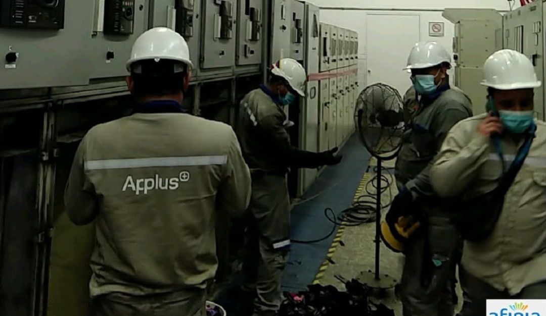 Más de 30 personas del equipo de alta tensión de Afinia ejecutó labores para superar la avería que dejó sin servicio a la zona amurallada Más de 30 personas del equipo de alta tensión de Afinia ejecutó labores para superar la avería que dejó sin servicio a la zona amurallada