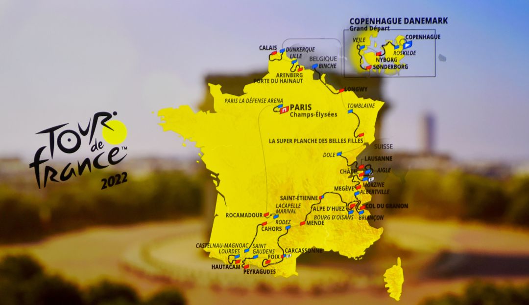 Recorrido Tour de Francia 2022 Recorrido Tour de Francia 2022