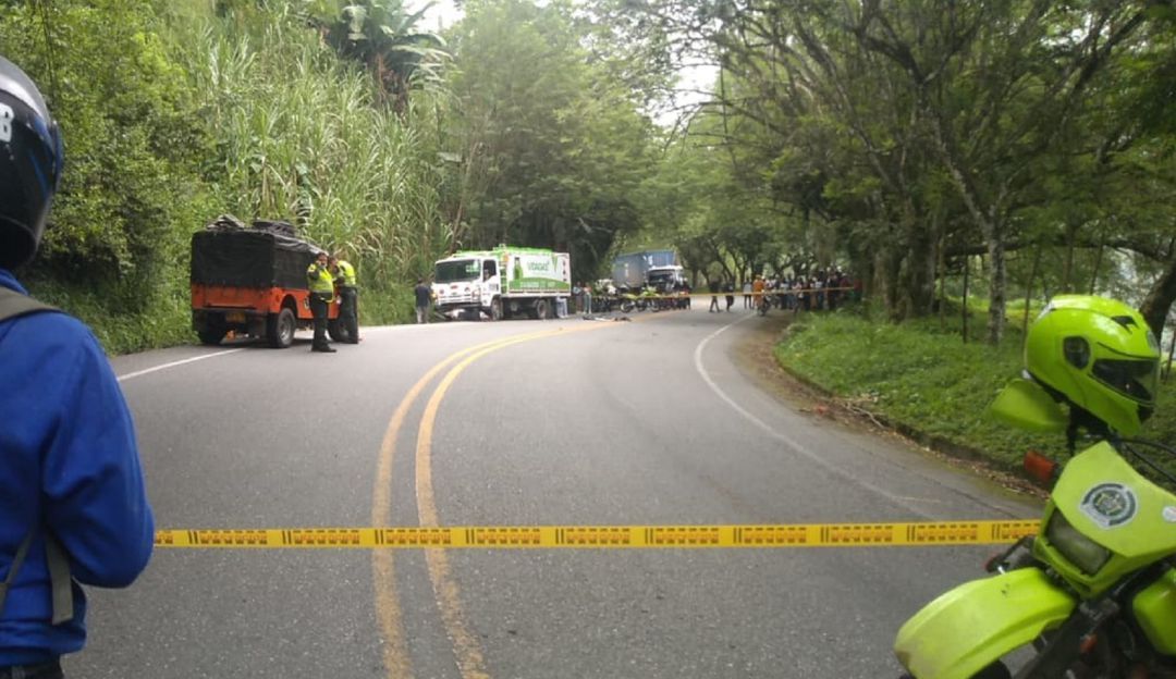 Accidente en la vía Cauya - La Pintada Accidente en la vía Cauya - La Pintada