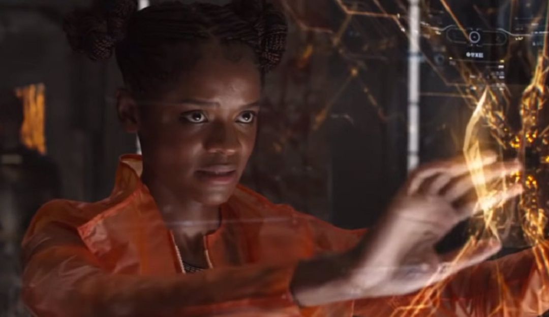 La actriz Letitia Wright en la cinta 'Black Panther' de Marvel Studios La actriz Letitia Wright en la cinta 'Black Panther' de Marvel Studios