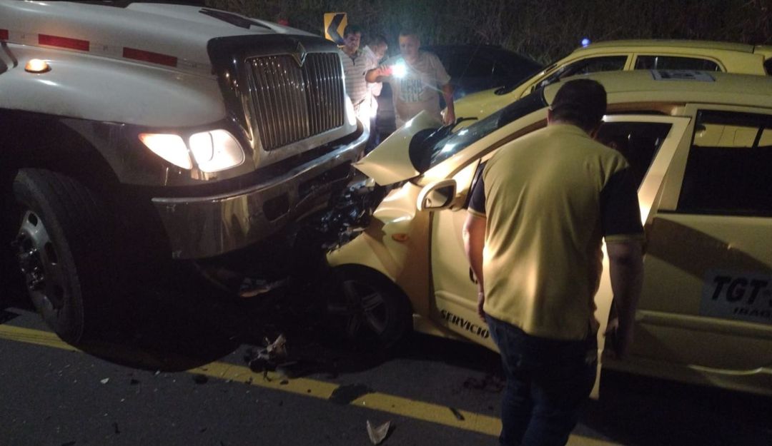 Accidente en la variante de Ibagué Accidente en la variante de Ibagué