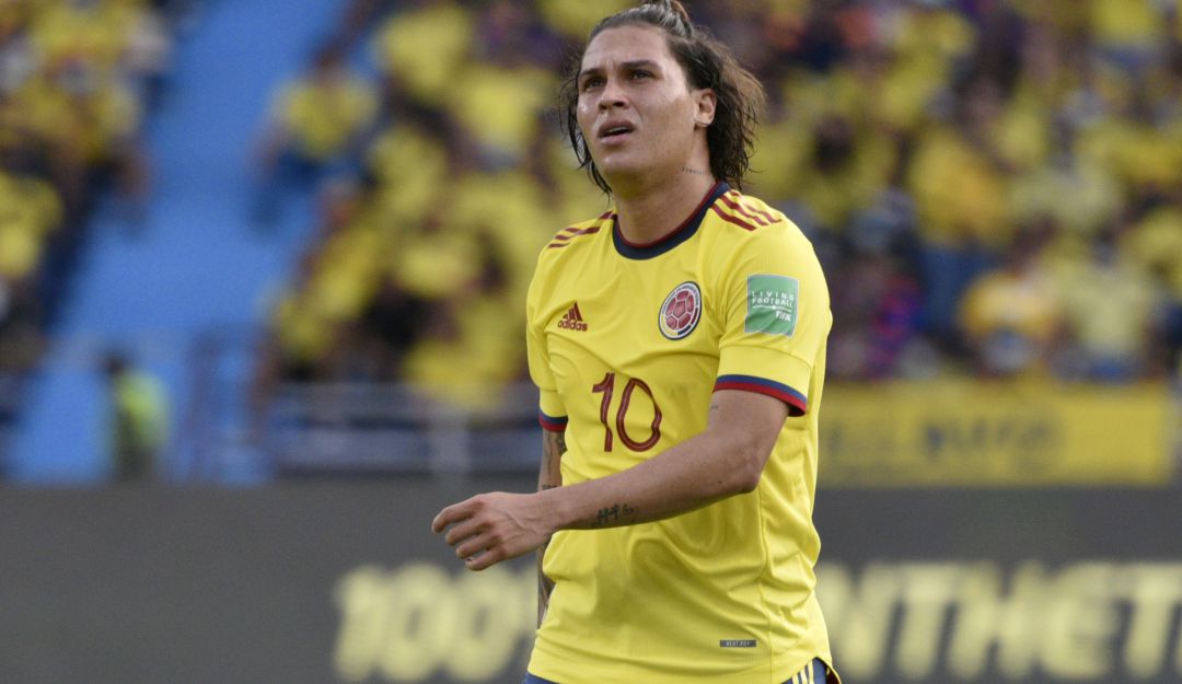 Juan Fernando Quintero con la Selección Colombia en 2021 Juan Fernando Quintero con la Selección Colombia en 2021