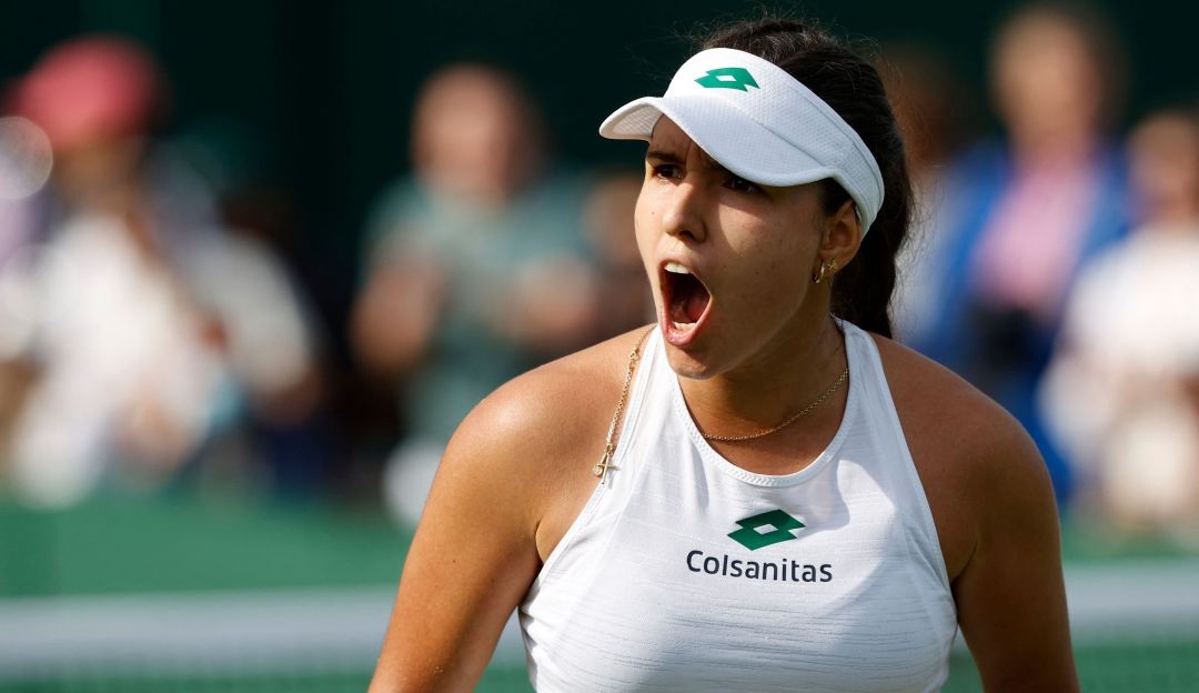 María Camila Osorio consiguió su primera victoria sobre una tenista del Top 10. María Camila Osorio consiguió su primera victoria sobre una tenista del Top 10.