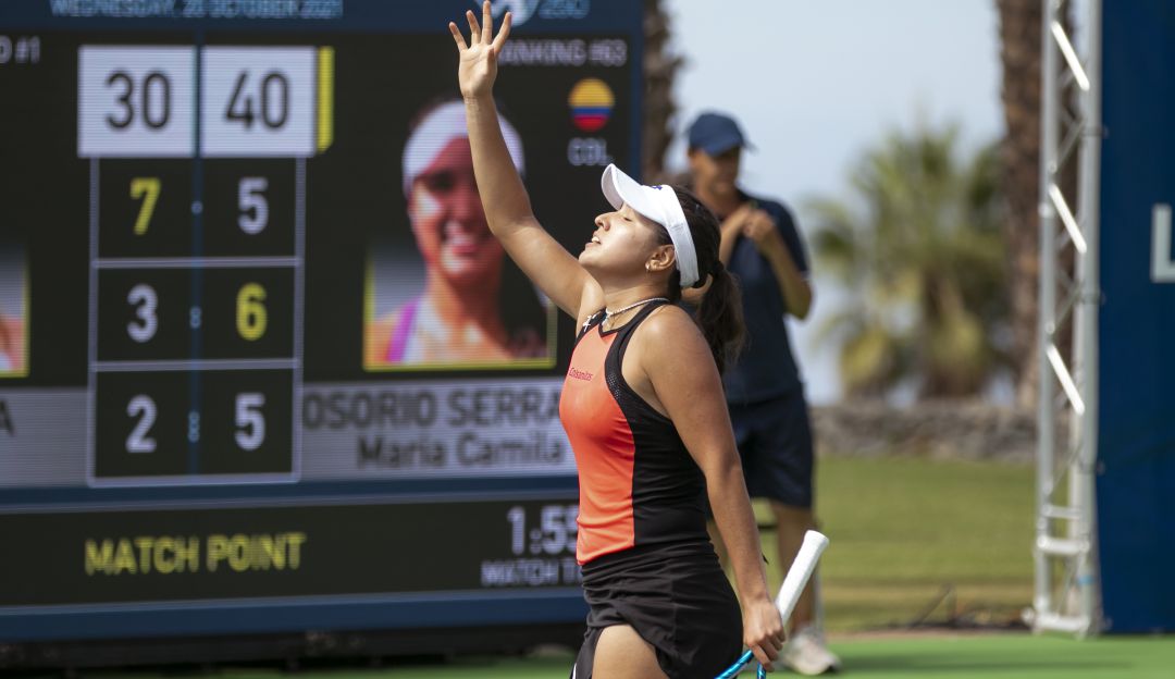 María Camila Osorio alcanzó los cuartos de final de un torneo WTA por quinta oportunidad en su carrera. María Camila Osorio alcanzó los cuartos de final de un torneo WTA por quinta oportunidad en su carrera.