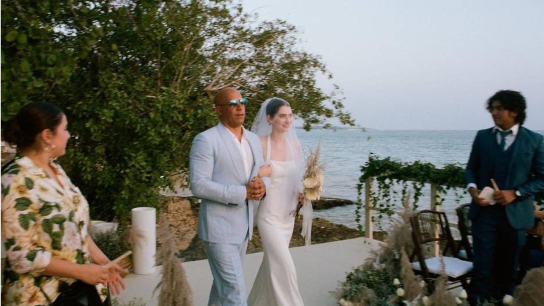 Emotivo momento: Vin Diesel acompañó a la hija de Paul Walker en su boda