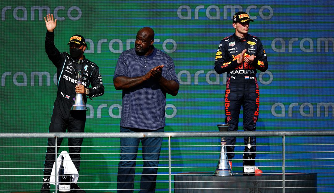 Lewis Hamilton y Max Verstappen en el Gran Premio de Estados Unidos 2021 Lewis Hamilton y Max Verstappen en el Gran Premio de Estados Unidos 2021