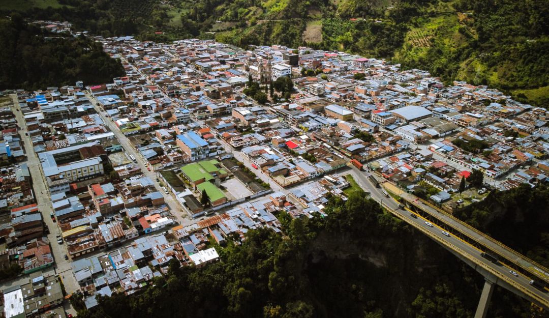 Panorámica de Cajamarca, Tolima Panorámica de Cajamarca, Tolima