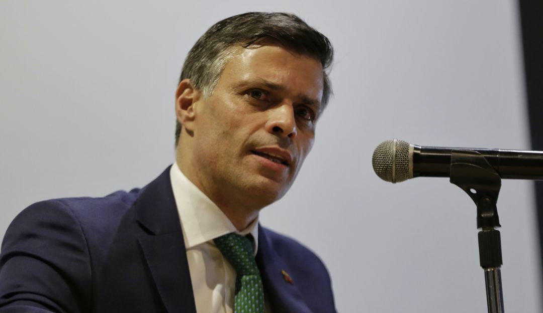El líder opositor venezolano, Leopoldo López El líder opositor venezolano, Leopoldo López