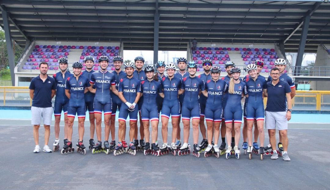 Selección Francia de Patinaje de Velocidad en Ibagué Selección Francia de Patinaje de Velocidad en Ibagué