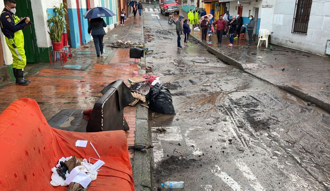 Las lluvias torrenciales afectaron viviendas del barrio Egipto Las lluvias torrenciales afectaron viviendas del barrio Egipto