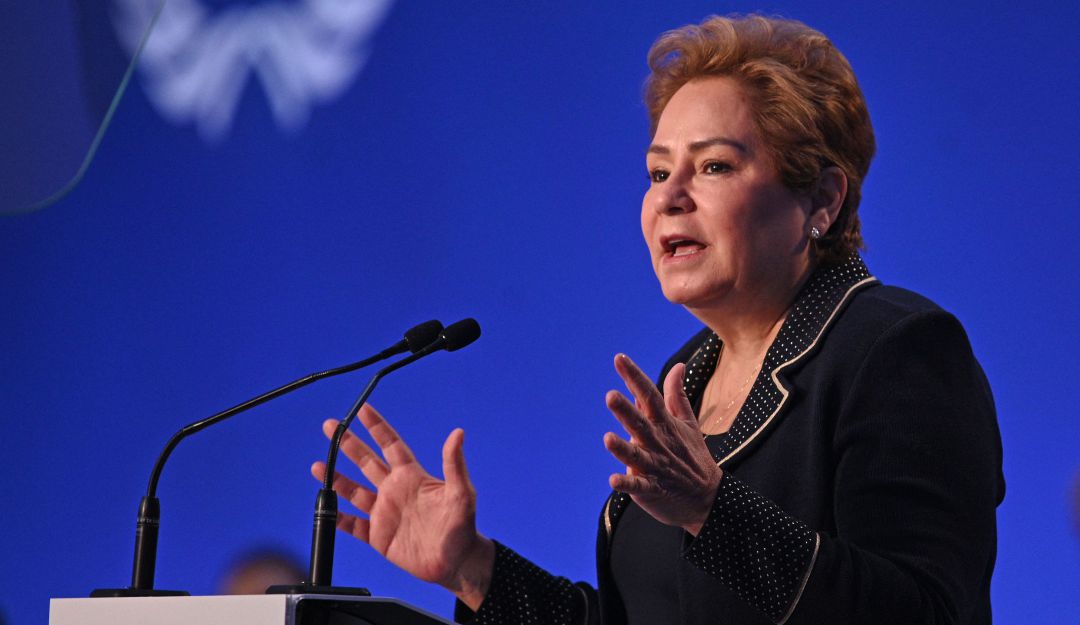 Patricia Espinosa, secretaria ejecutiva de Naciones Unidas para el Cambio Climático, en la COP26. Patricia Espinosa, secretaria ejecutiva de Naciones Unidas para el Cambio Climático, en la COP26.