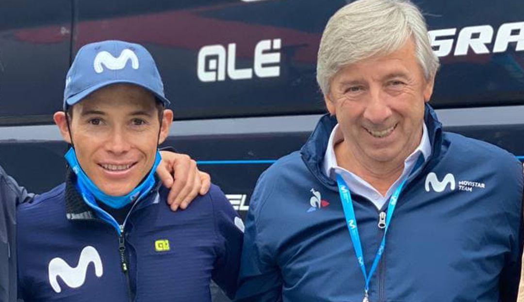 Miguel Ángel López y Eusebio Unzué en 2021 Miguel Ángel López y Eusebio Unzué en 2021