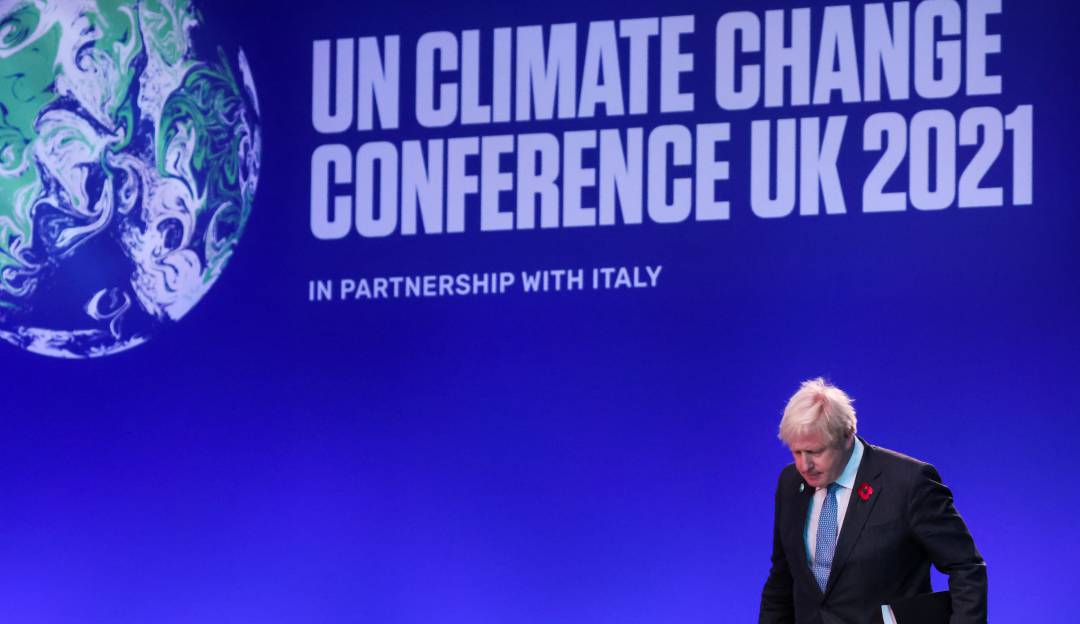 El primer Ministro británico, Boris Johnson, pidió que la COP26 sea “el principio del fin” de la lucha contra el cambio climático. El primer Ministro británico, Boris Johnson, pidió que la COP26 sea “el principio del fin” de la lucha contra el cambio climático.
