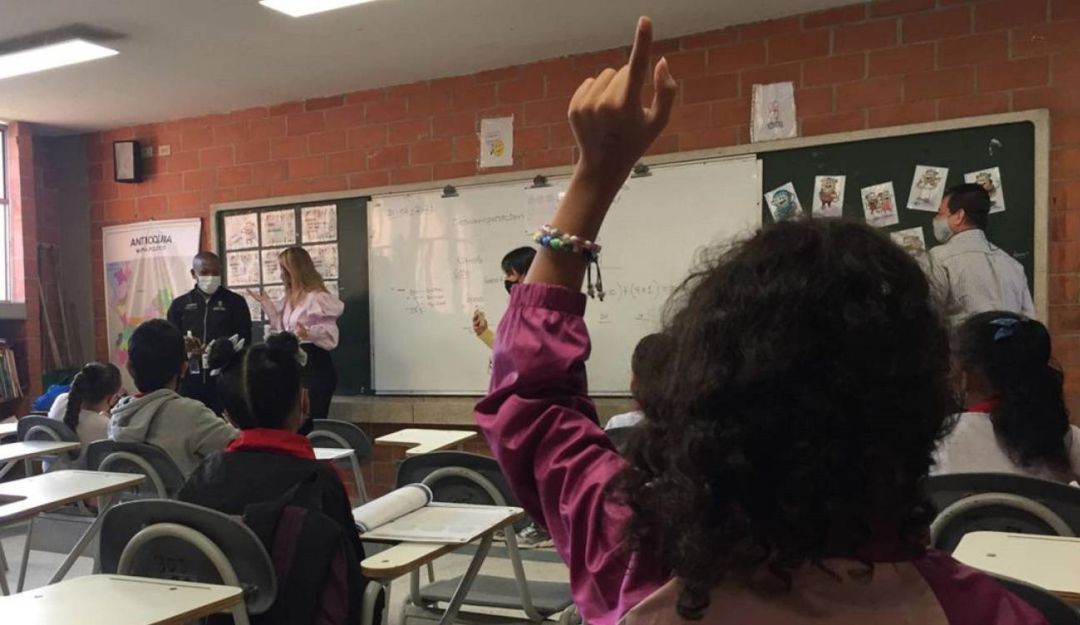 Aula de clases en Antioquia Aula de clases en Antioquia