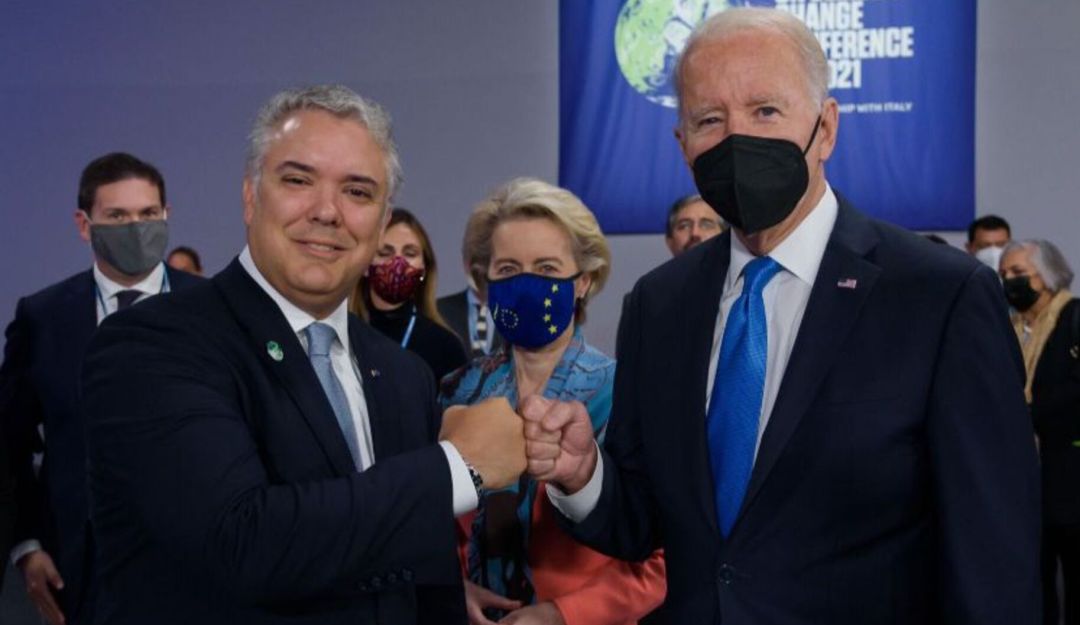 Iván Duque y Joe Biden Iván Duque y Joe Biden