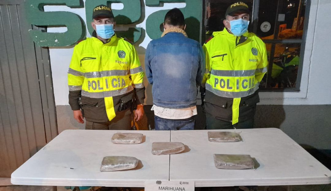 Capturado al entregar un domicilio de marihuana Capturado al entregar un domicilio de marihuana