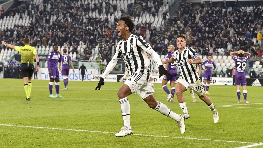 Un gol agónico de Cuadrado le dio el triunfo a la Juventus
