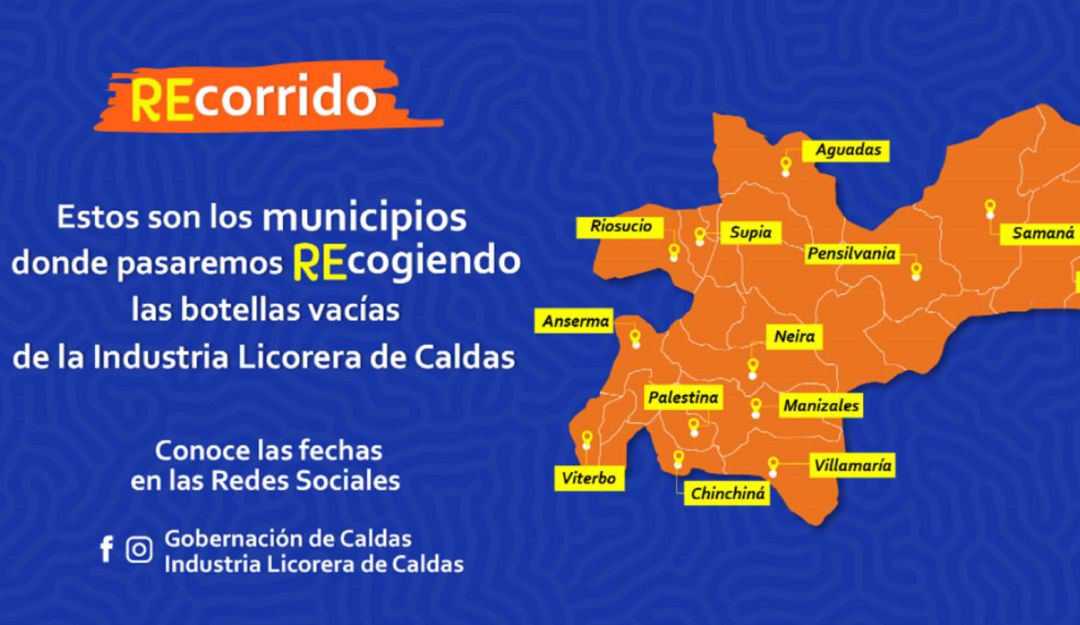 Plan REcorrido para recolectar botellas de la ILC Plan REcorrido para recolectar botellas de la ILC