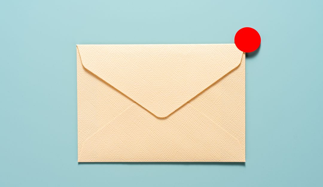 Imagen de referencia de un correo electrónico Imagen de referencia de un correo electrónico