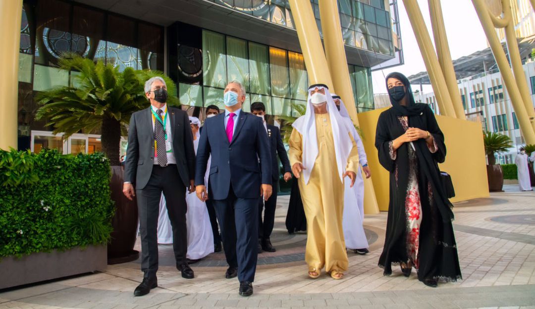 El presidente Iván Duque en su visita a Emiratos Árabes El presidente Iván Duque en su visita a Emiratos Árabes