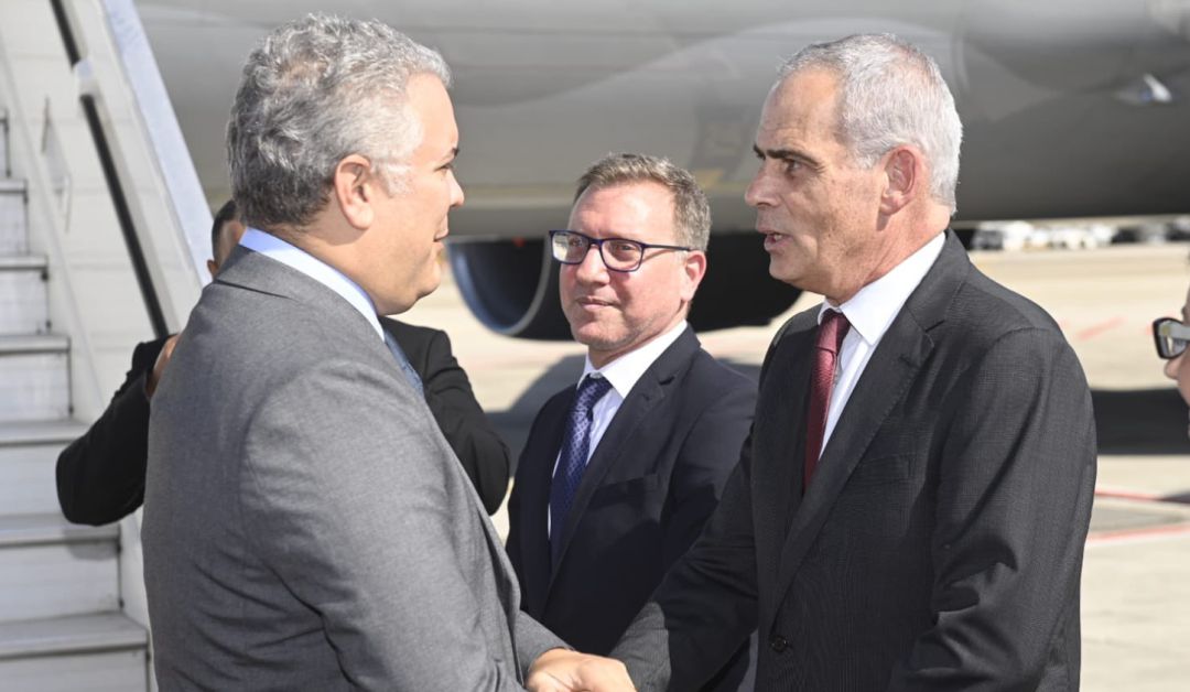 Llegada del presidente Iván Duque a Israel Llegada del presidente Iván Duque a Israel
