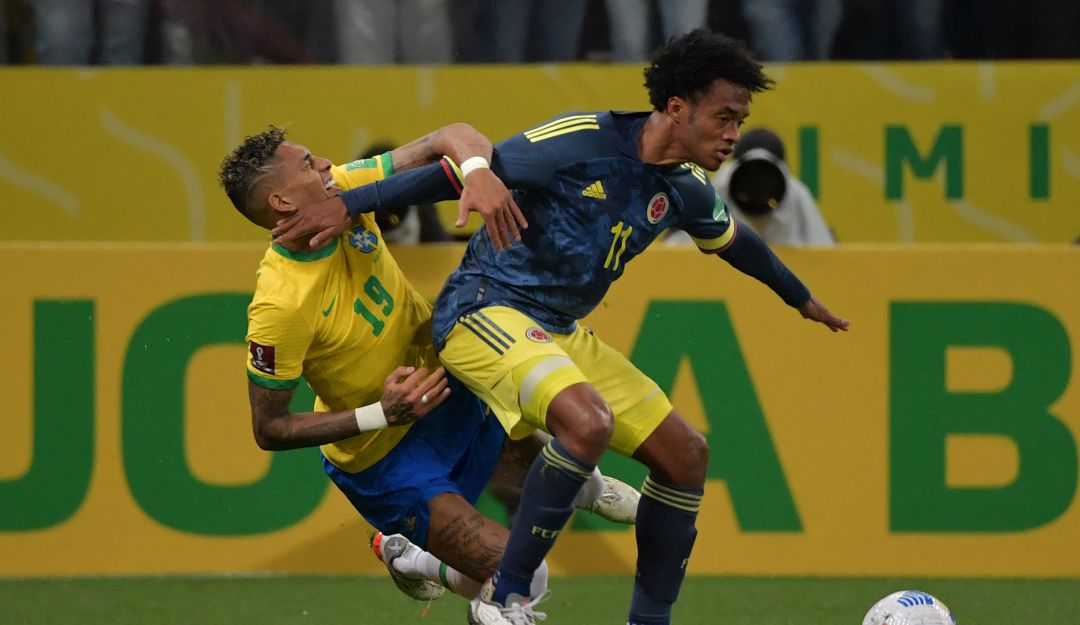Brasil vs. Colombia. Brasil vs. Colombia.