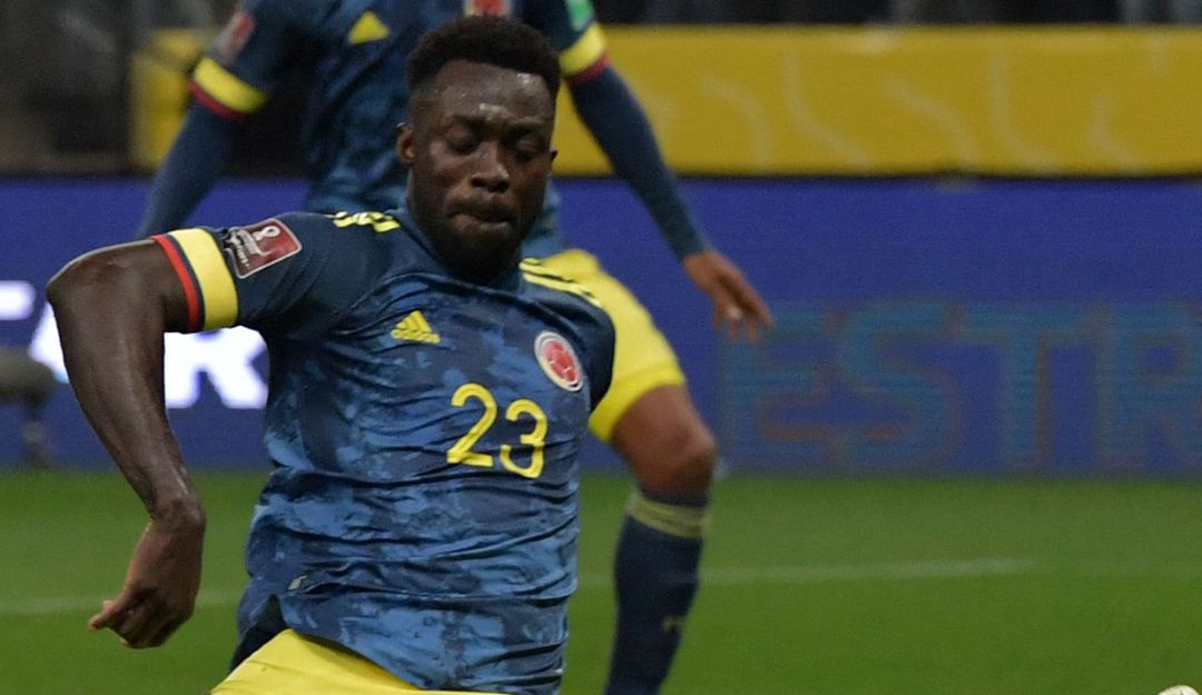 Dávinson Sánchez con la Selección Colombia en 2021 Dávinson Sánchez con la Selección Colombia en 2021