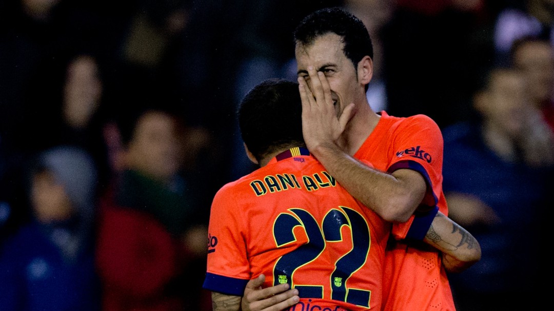 "Es una alegría que vuelva", Busquets sobre Dani Alves
