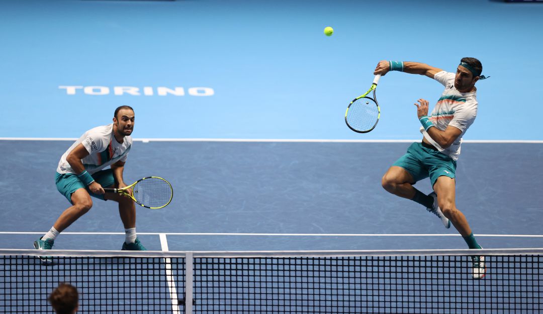 Juan Sebastián Cabal y Robert Farah en la ATP Finals de 2021 Juan Sebastián Cabal y Robert Farah en la ATP Finals de 2021