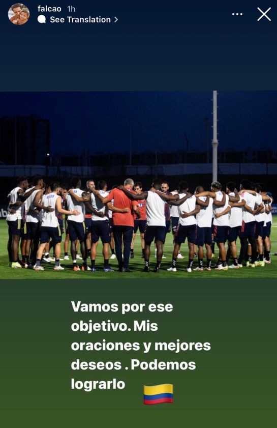 Mensaje Falcao Mensaje Falcao