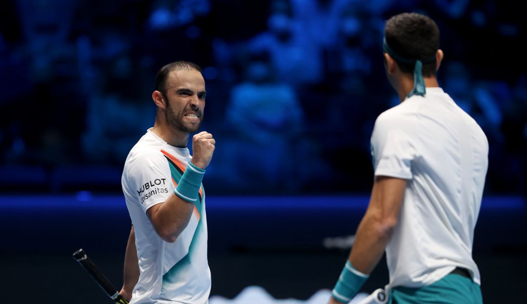 Juan Sebastián Cabal y Robert Farah en ATP Finals 2021 Juan Sebastián Cabal y Robert Farah en ATP Finals 2021