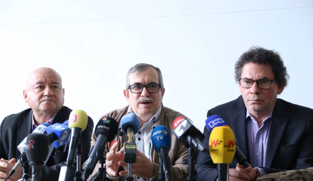 Exjefes de las extintas FARC, ahora partido Comunes FOTO COLPRENSA Exjefes de las extintas FARC, ahora partido Comunes FOTO COLPRENSA