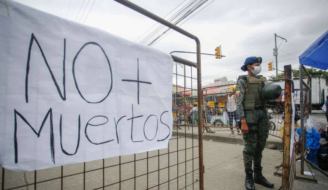 Rechazo a las masacres dentro de las cárceles ecuatorianas. Foto: Getty Rechazo a las masacres dentro de las cárceles ecuatorianas. Foto: Getty
