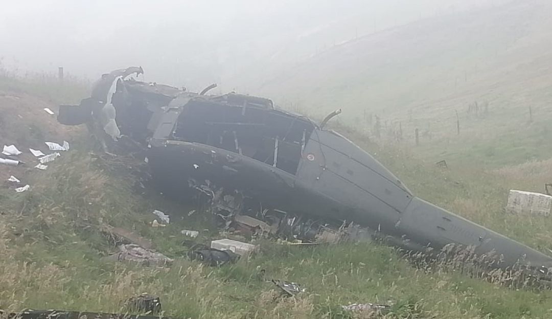 Un muerto deja accidente de helicóptero de la policía Un muerto deja accidente de helicóptero de la policía
