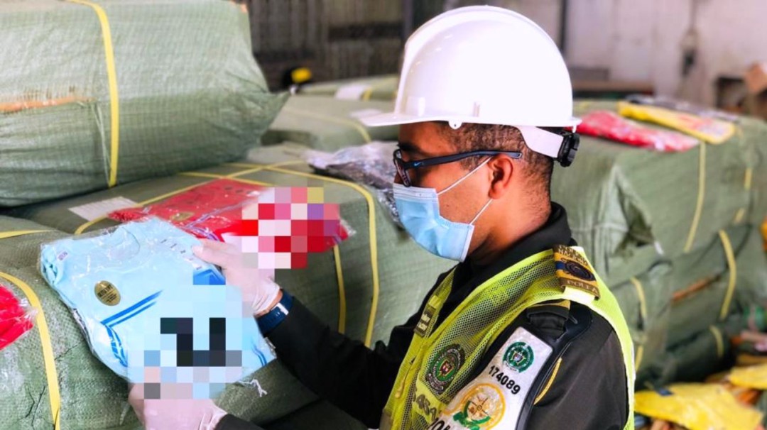 Polfa intervino bodega que almacenaba mercancía de contrabando