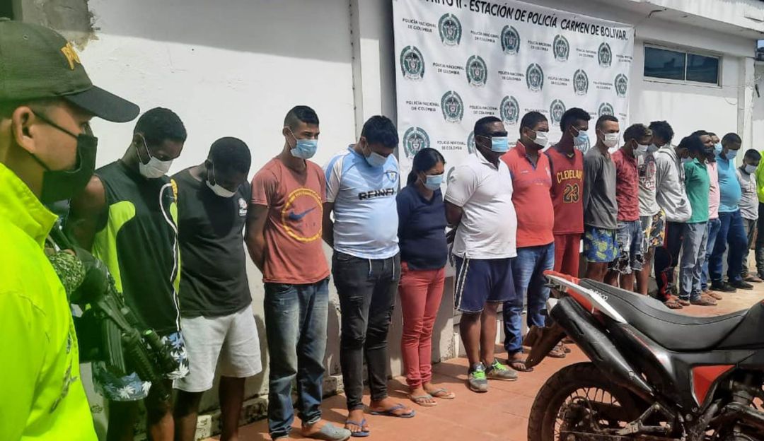 Con estas capturas la institución policial logró esclarecer cinco hechos de sangre ocurridos en la zona norte del departamento Con estas capturas la institución policial logró esclarecer cinco hechos de sangre ocurridos en la zona norte del departamento