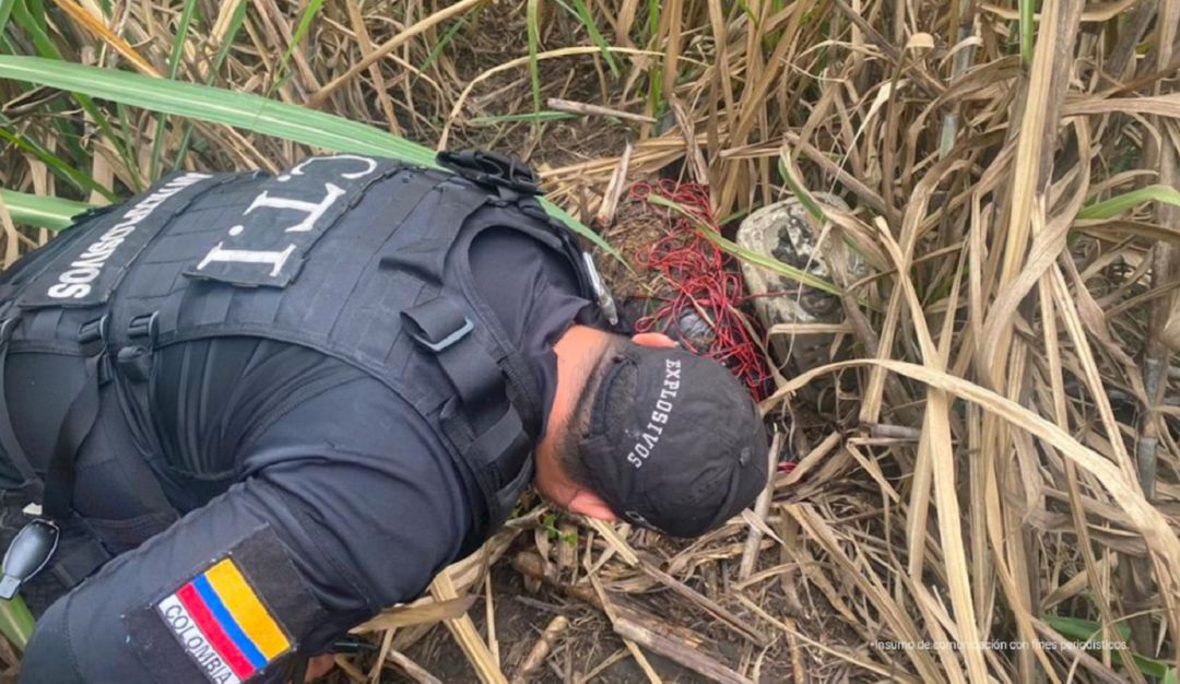 Los 110 kilos de Pentolita fueron detonadas controladamente por los técnicos del CTI y unidades del Grupo Marte del Ejército. Los 110 kilos de Pentolita fueron detonadas controladamente por los técnicos del CTI y unidades del Grupo Marte del Ejército.