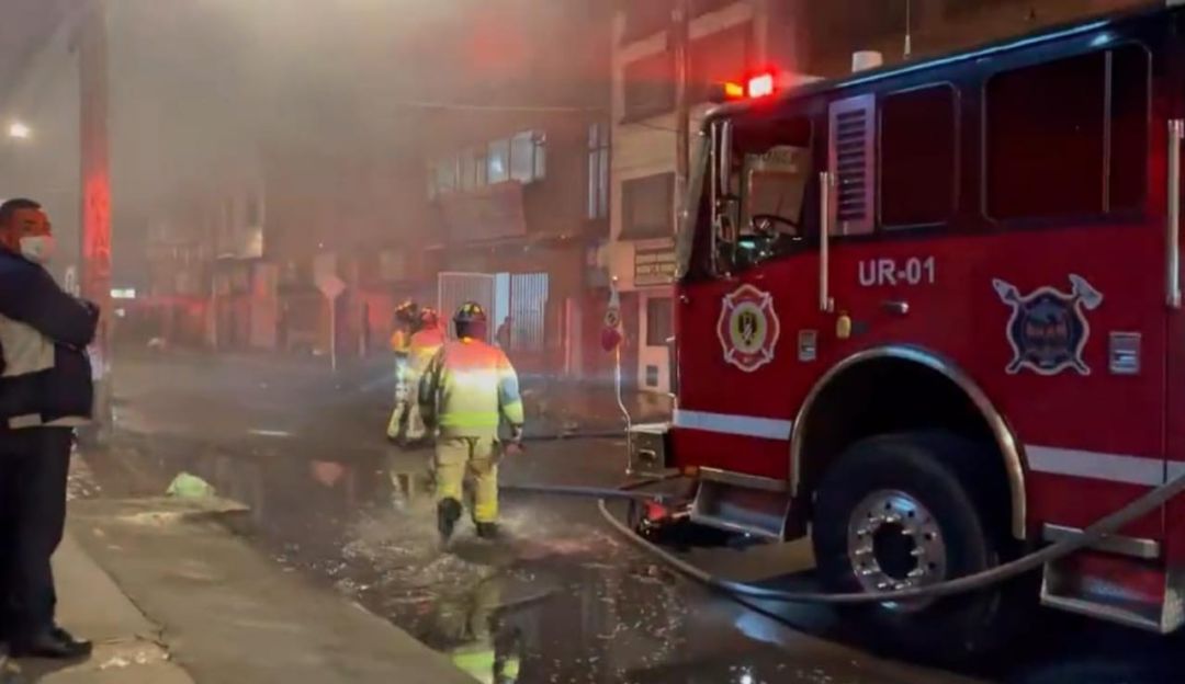 Incendio en el barrio 7 de Agosto Incendio en el barrio 7 de Agosto