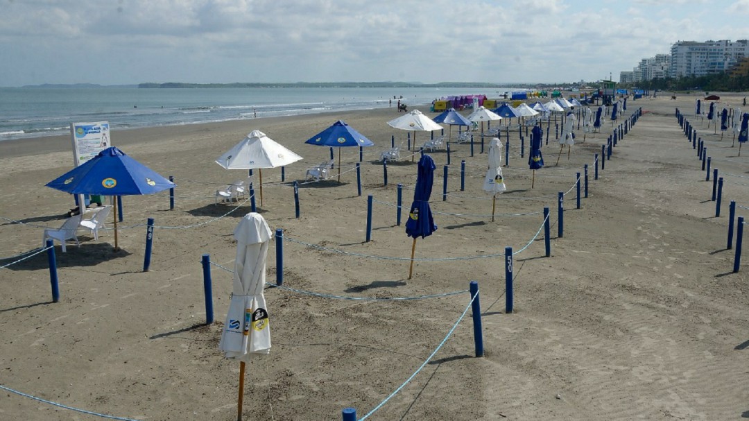 Por tercera vez Playa Azul La Boquilla recibió galardón Blue Flag